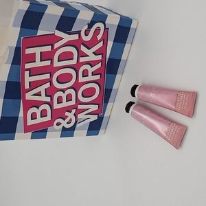 Bath & Body Works Champagne Toast Hand Cream Lotion 1oz. Tube‎ x2